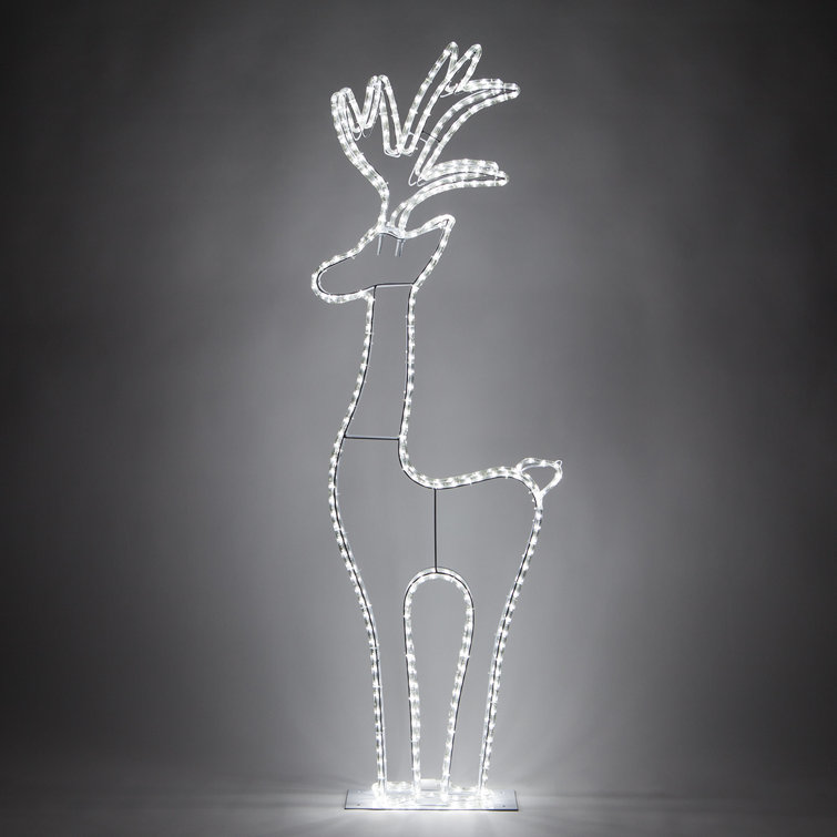 The Holiday Aisle® 3D Standing LED Reindeer Lighted Display Wayfair.ca